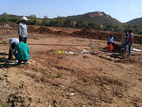 Geophysical test strip, candid dick holding